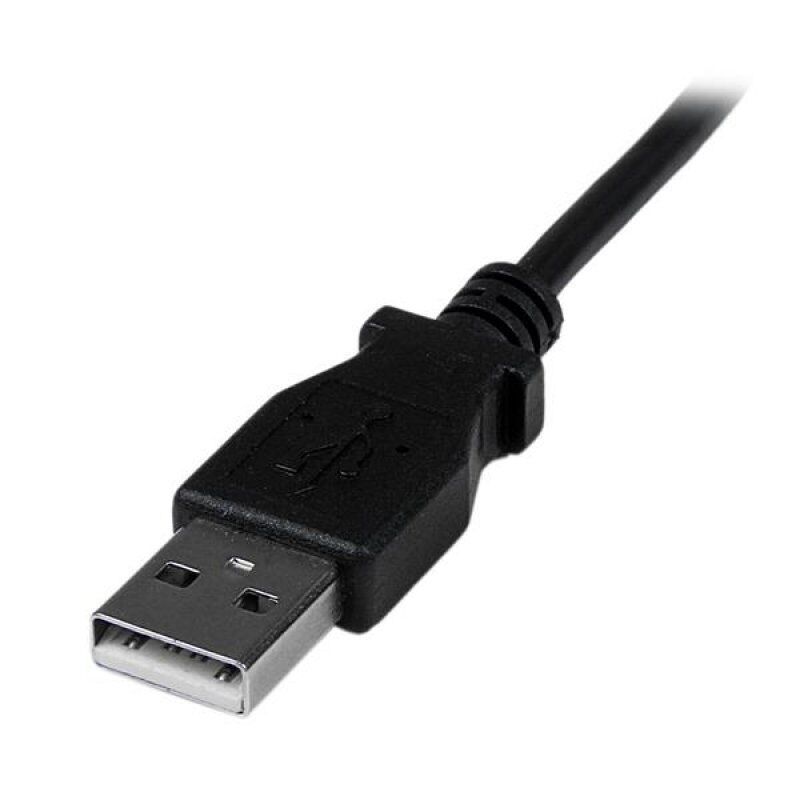 StarTech.com 2m USB auf Mini USB Anschlusskabel abgewinkelt - USB A zu Mini B Kabel - 1 x USB A (St), 1 x USB Mini B (S