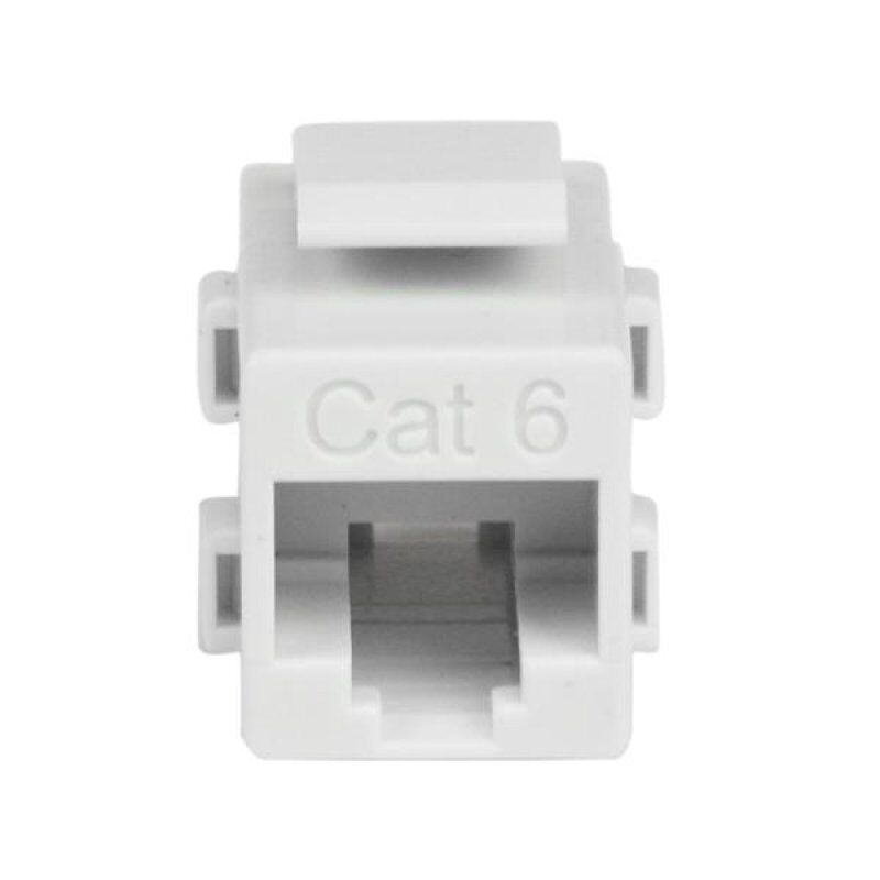 StarTech.com White Cat 6 RJ45 Keystone Jack Network Coupler F/F - RJ45 Coupler - Cat6 Coupler - F/F Cat6 Keystone Jack 