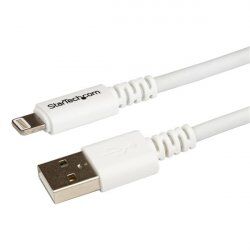 CABLE APPLE LIGHTNING VERS USB POUR IPHONE  IPOD  IPAD 3M BLANC