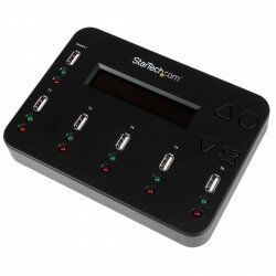 StarTech.com Duplicateur et Effaceur Autonome de 1 à 5 clés USB, Copieur de Plusieurs Clés USB, Copie Système et Fic