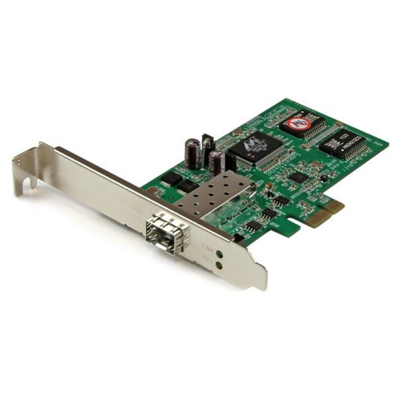 StarTech.com Carte réseau PCI Express à 1 port fibre optique Gigabit Ethernet avec SFP ouvert - Adaptateur NIC PCIe SF