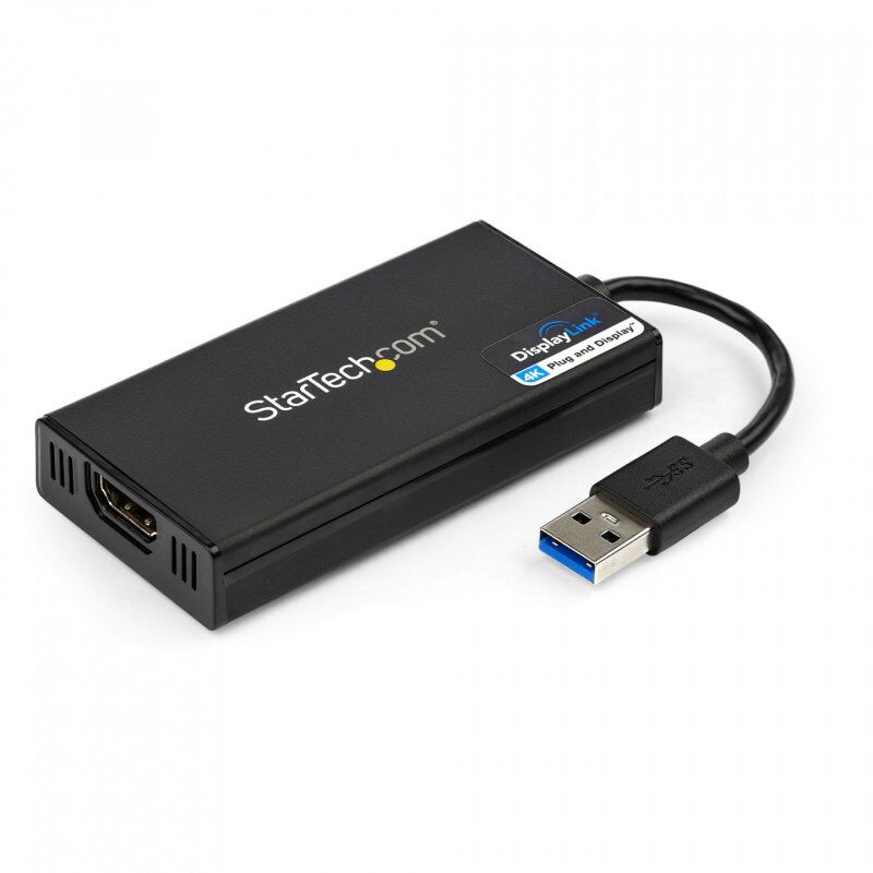 StarTech.com USB 3.0 to HDMI Adapter - 4K 30Hz Ultra HD - DisplayLink Certified - USB Type-A to HDMI Display Adapter Con