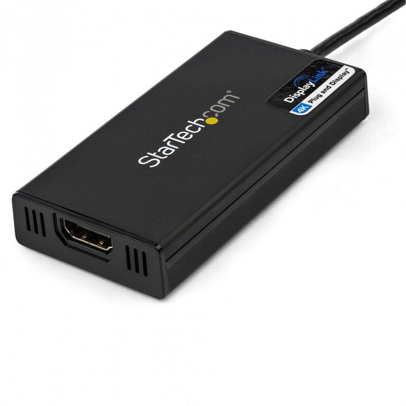 StarTech.com USB 3.0 to HDMI Adapter - 4K 30Hz Ultra HD - DisplayLink Certified - USB Type-A to HDMI Display Adapter Con