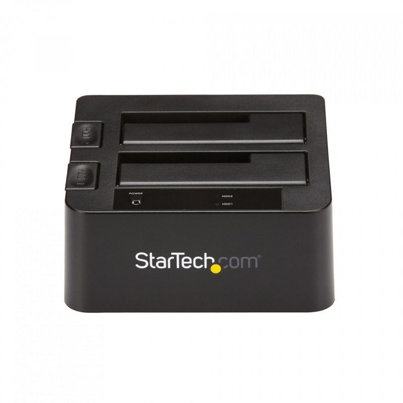 StarTech.com Dual-Bay USB 3.1 to SATA Hard Drive Docking Station, USB 3.1 (10 Gbps) Hard Drive Dock, External 2.5/3.5" S