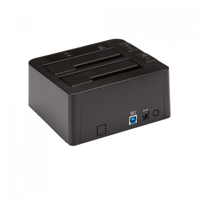 StarTech.com Dual-Bay USB 3.1 to SATA Hard Drive Docking Station, USB 3.1 (10 Gbps) Hard Drive Dock, External 2.5/3.5" S