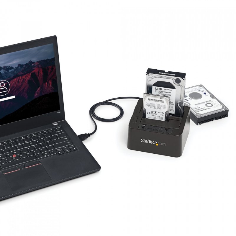 StarTech.com Station d'accueil USB 3.1 (10 Gb/s) pour 2 disques durs SATA de 2,5 / 3,5 pouces