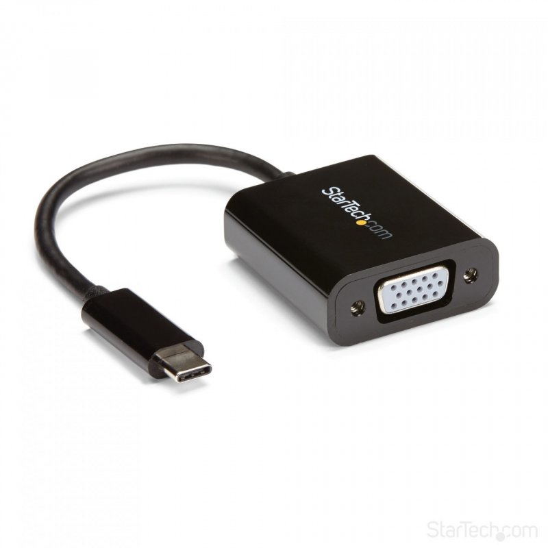 StarTech.com Adaptateur vidéo USB-C vers VGA - M/F - 1920x1200 / 1080p - Noir