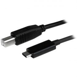 StarTech.com 1m USB 2.0 USB-C auf USB-B Kabel - USB Anschlusskabel - USB Typ-C-Kabel - 1 m