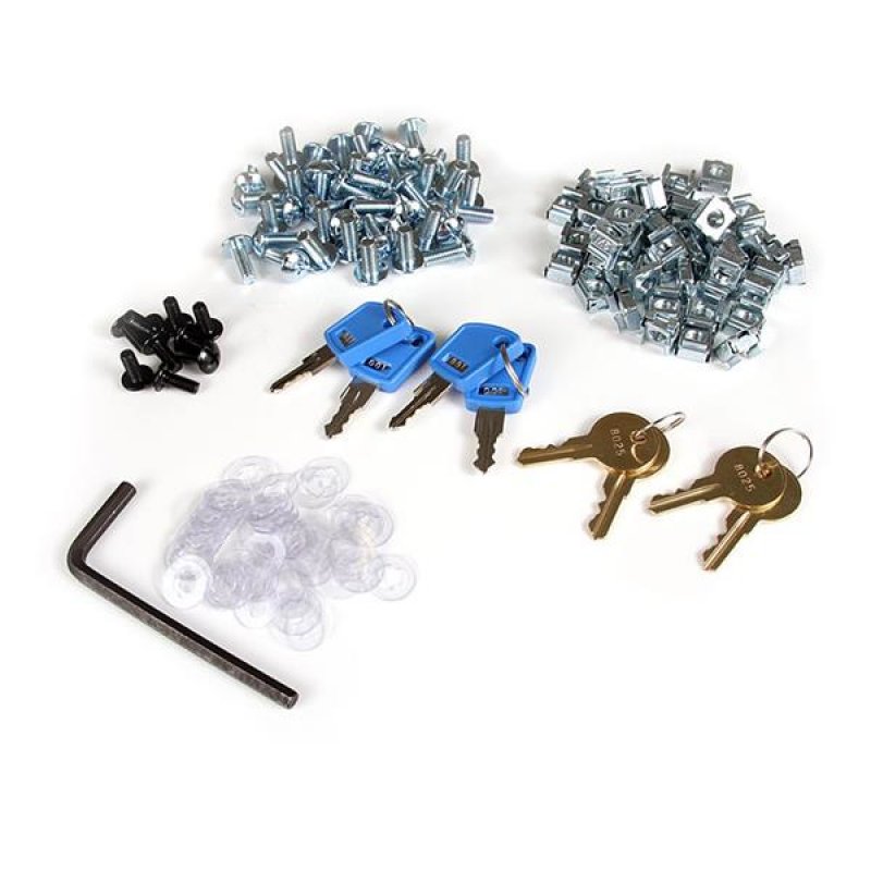 25U 36IN KNOCK-DOWN SERVER RACK CABINET WITH CASTERS