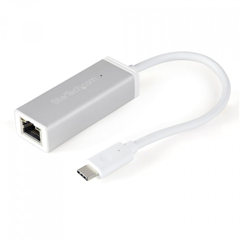ADAPTATEUR RESEAU USB-C VERS GIGABIT ETHERNET - M/F - ARGENT