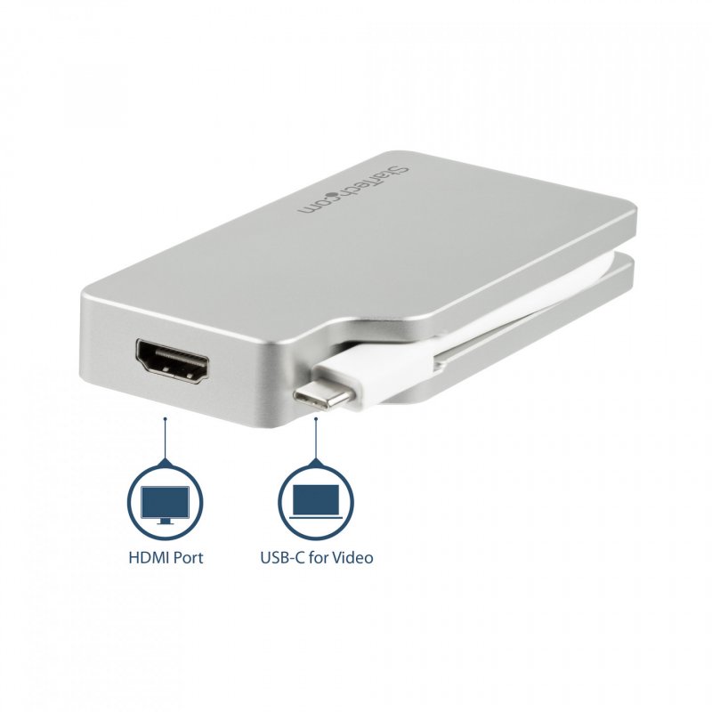 ADAPTATEUR AUDIO/VIDEO 4 EN 1 USB-C VERS VGA DVI HDMI MINI DP