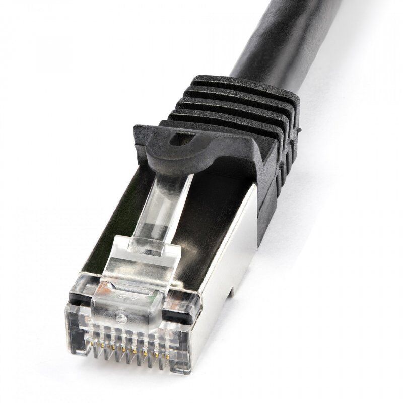 CABLE RESEAU CAT6 SFTP SANS CROCHET DE 1 M - M/M - NOIR
