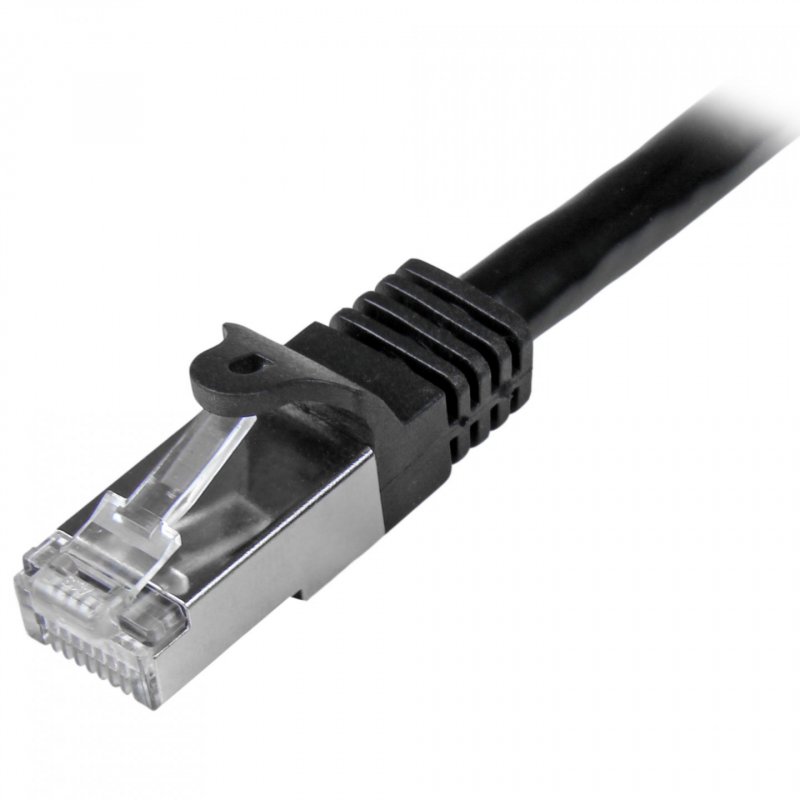 CABLE RESEAU CAT6 SFTP SANS CROCHET DE 5 M - M/M - NOIR