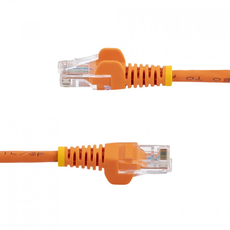 StarTech.com Cat5e Ethernet Patch Cable with Snagless RJ45 Connectors - 0.5 m, Orange