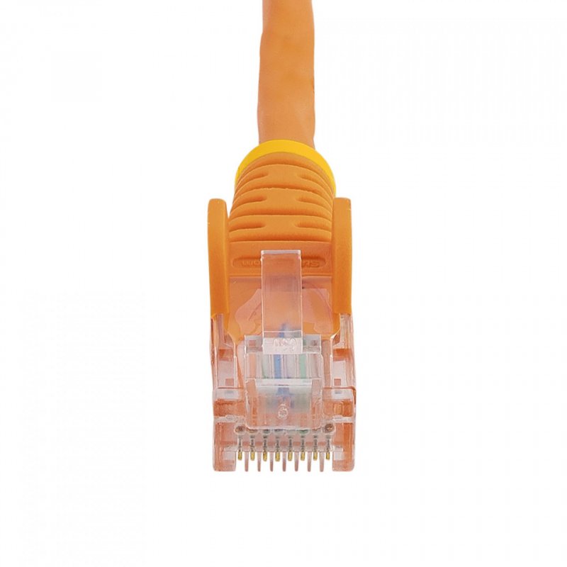 StarTech.com Cat5e Ethernet Patch Cable with Snagless RJ45 Connectors - 0.5 m, Orange