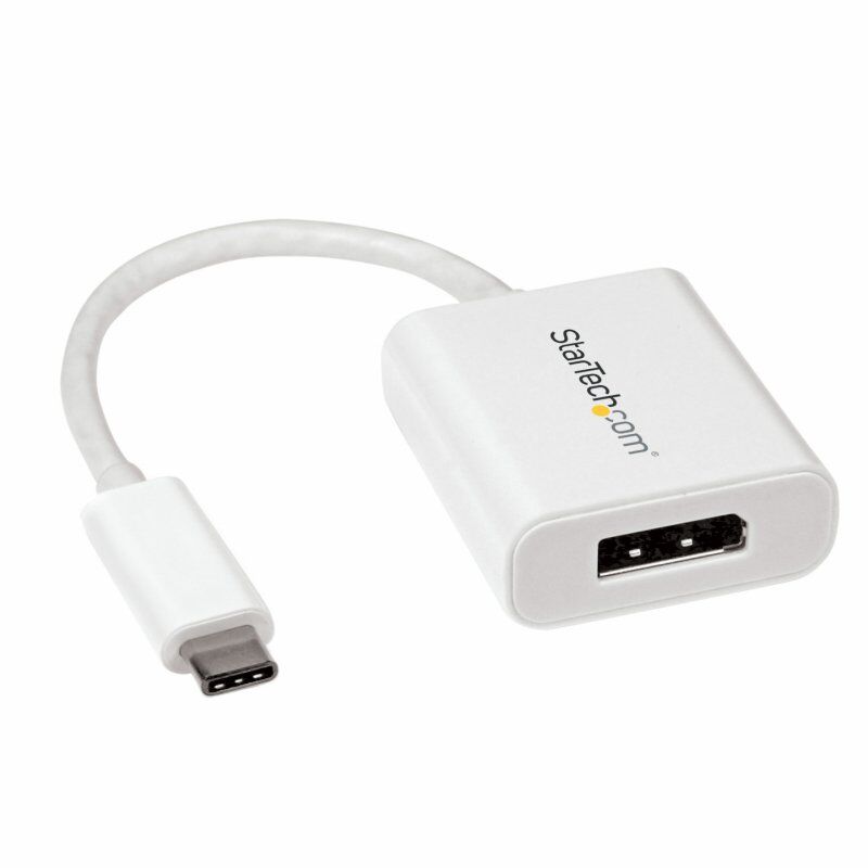 StarTech.com USB C to DisplayPort Adapter - 4K 60Hz/8K 30Hz - USB Type-C to DP 1.4 HBR2 Adapter Dongle - Compact USB-C (