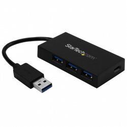 StarTech.com 4 Port USB 3.0 Hub - USB-A zu 3x USB-A und 1x USB-C - Reise USB Hub - Mobiler USB-C Hub - Hub - 4 Anschlüs