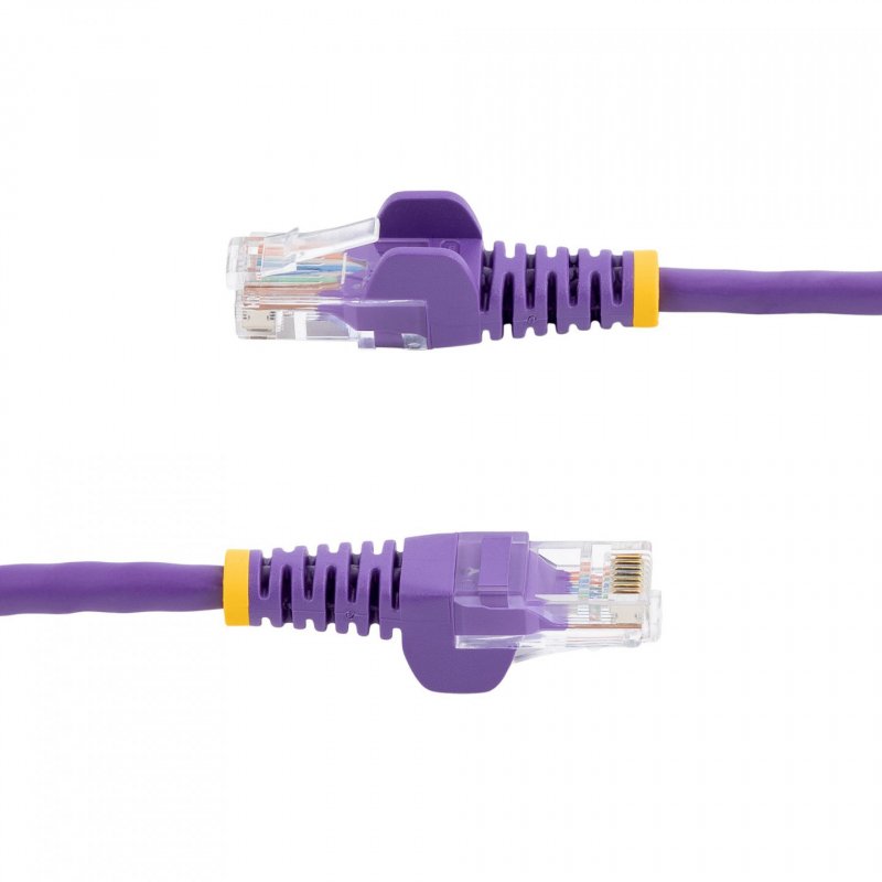StarTech.com Cat5e Ethernet Patch Cable with Snagless RJ45 Connectors - 10 m, Purple