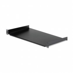 1U SERVER RACK SHELF - 10IN 254MM DEEP SHELF - 1U RACK SHELF