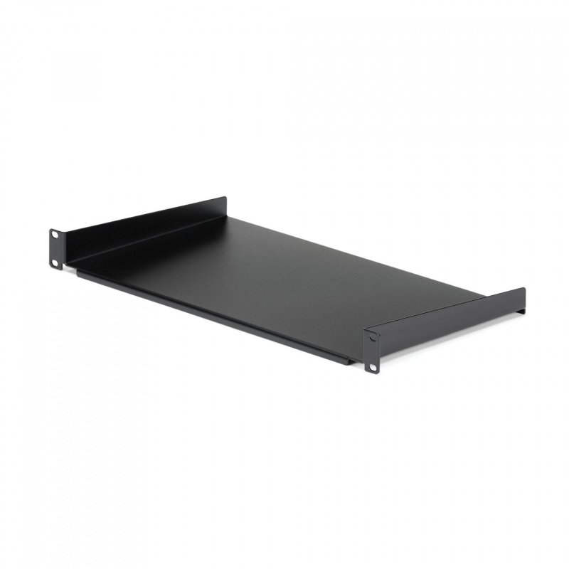 1U SERVER RACK SHELF - 10IN 254MM DEEP SHELF - 1U RACK SHELF