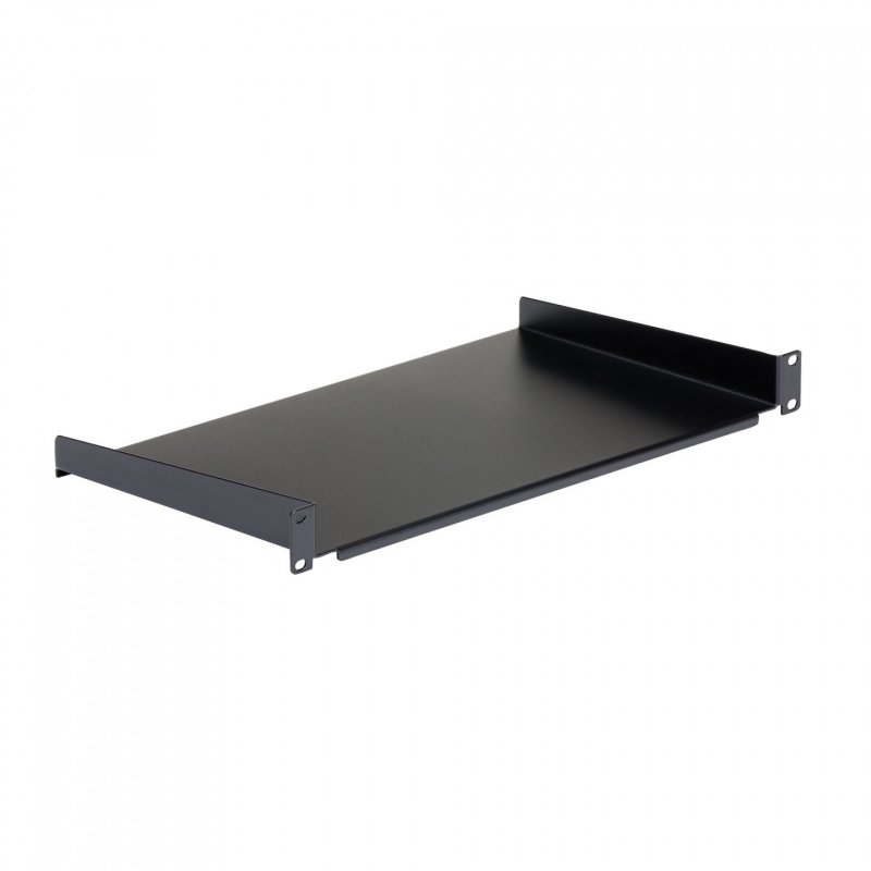 1U SERVER RACK SHELF - 10IN 254MM DEEP SHELF - 1U RACK SHELF