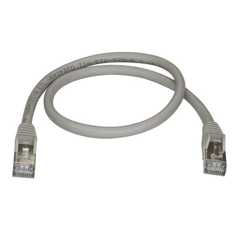 StarTech.com 0.50m CAT6a Ethernet Cable - 10 Gigabit Shielded Snagless RJ45 100W PoE Patch Cord - 10GbE STP Network Cabl