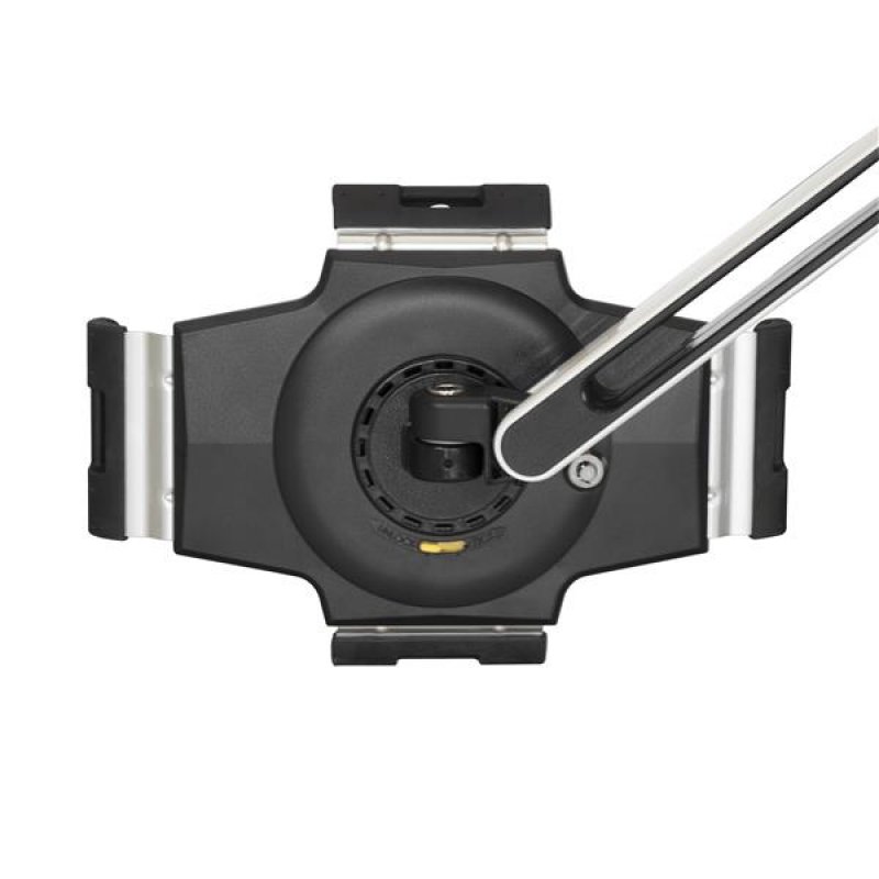 DESK MOUNTABLE TABLET STAND WITH ARTICULATING ARM