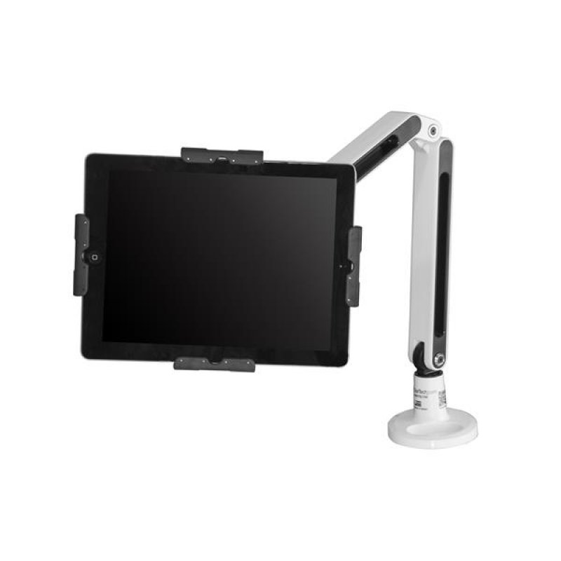 DESK MOUNTABLE TABLET STAND WITH ARTICULATING ARM