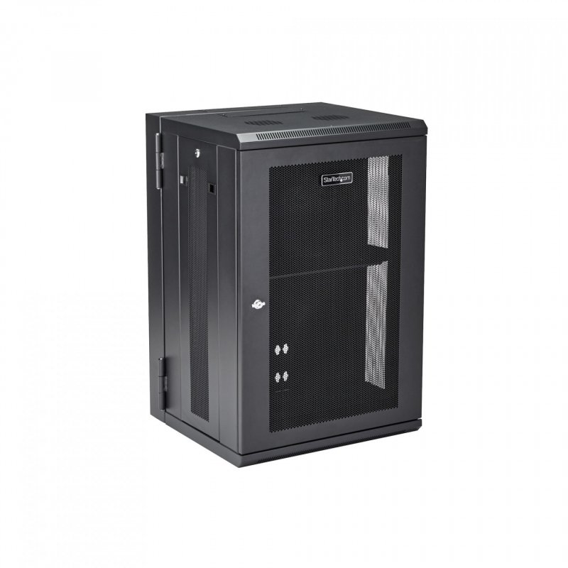 18U SERVER RACK ENCLOSURE WITH HINGE - WALL MOUNT NETWORK RACK