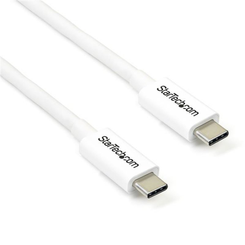 2M THUNDERBOLT 3 USB C CABLE 20GBPS - WHITE