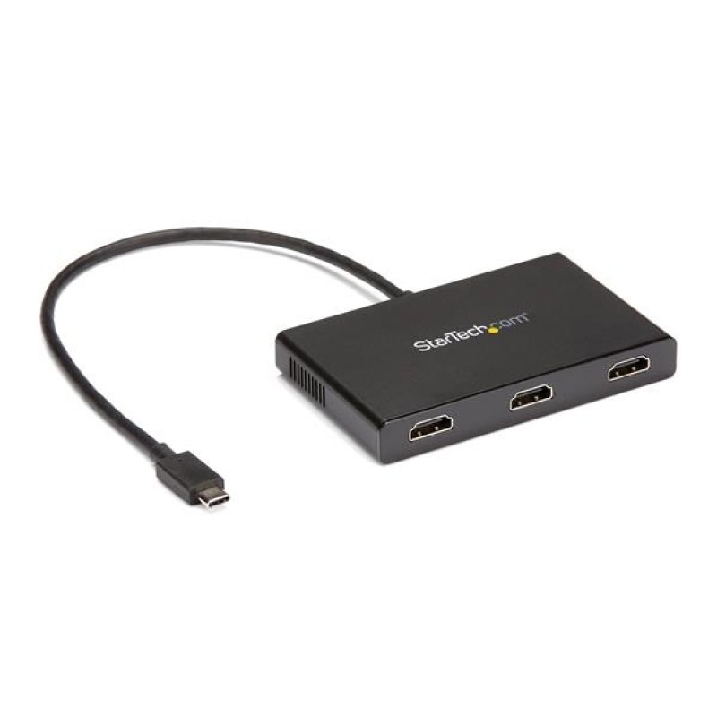 StarTech.com USB C auf HDMI Multimonitor Adapter - 3 Port MST Hub - USB-C Multi Monitor - Monitor Splitter - USB 3.1 Ty