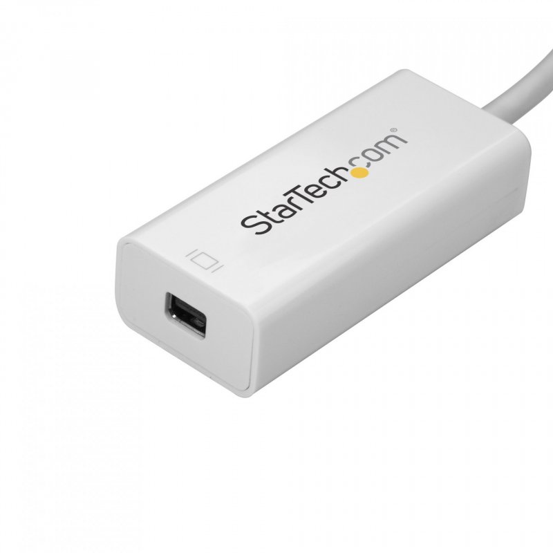 StarTech.com USB-C to Mini DisplayPort Adapter - 4K 60Hz - White - USB 3.1 Type-C to Mini DP Adapter - Upgraded Version 