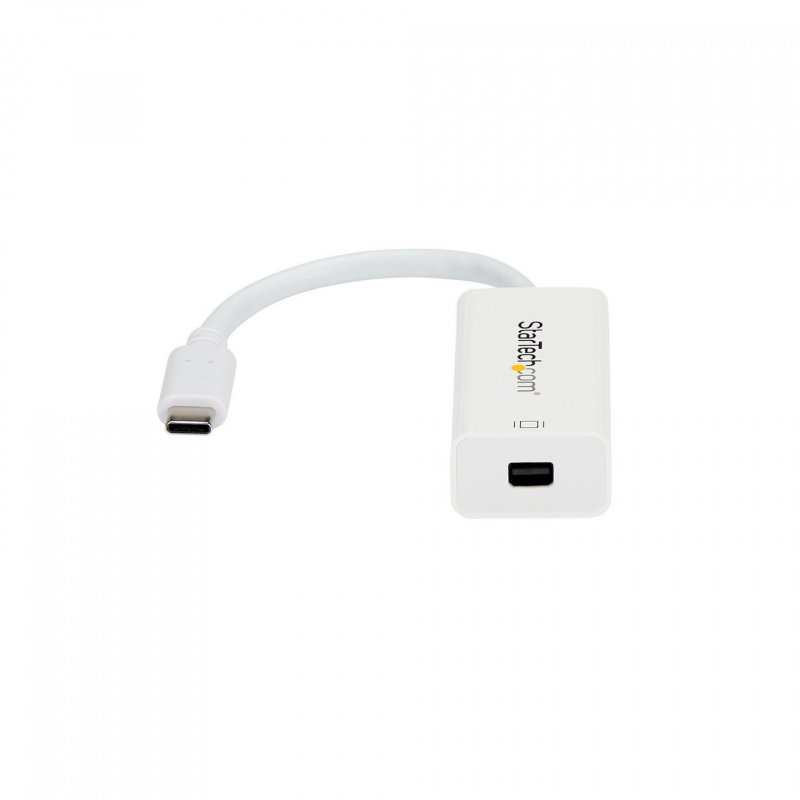 StarTech.com Adaptateur USB-C vers Mini DisplayPort 4K 60 Hz - Convertisseur USB Type-C vers mDP en blanc