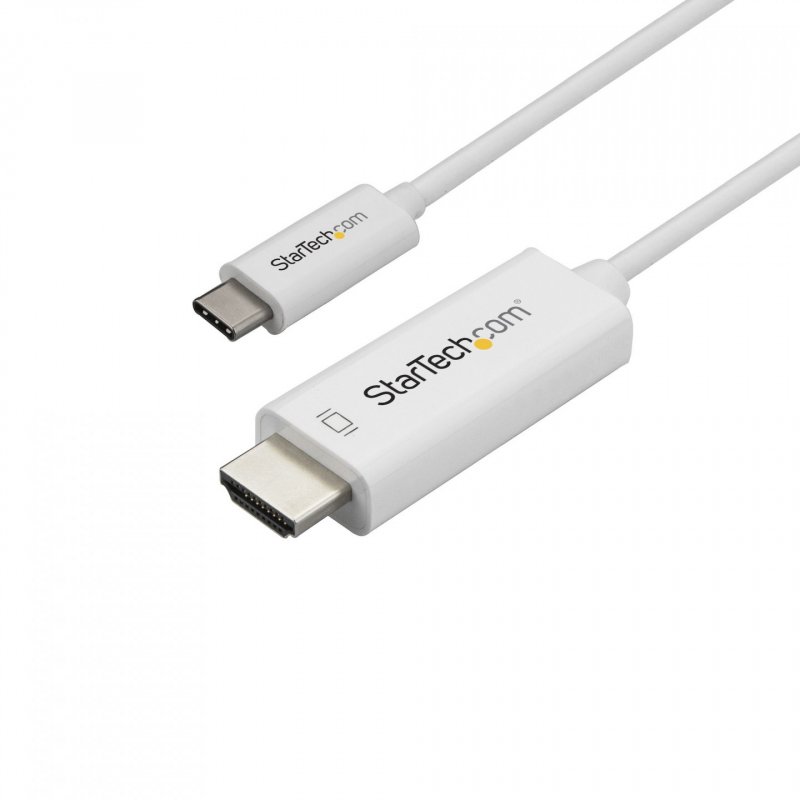 StarTech.com Adaptateur USB-C vers HDMI de 1m - Câble Vidéo USB Type C vers HDMI 2.0 - 4K60Hz - Compatible Thunderbolt