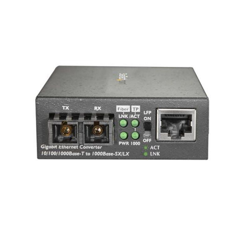 FIBER MEDIA CONVERTER MM FIBER 550 M - 1000BASE-SX