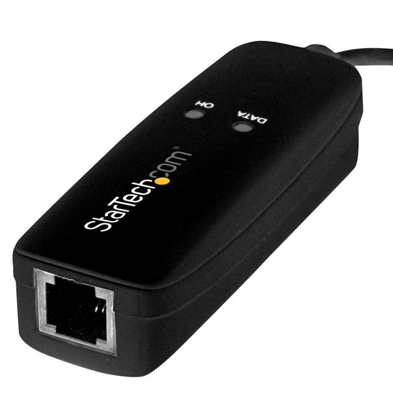 StarTech.com USB 2.0 Fax Modem - 56K External Hardware Dial Up V.92 Modem/ Dongle/Adapter - Computer/Laptop Fax Modem - 