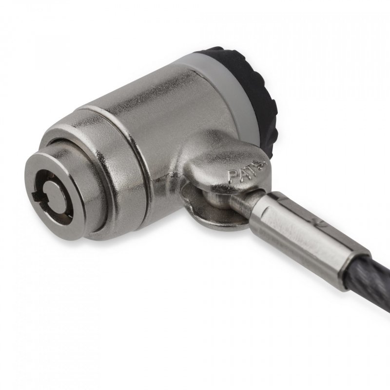 VERROU ORDINATEUR PORTABLE AVEC BOUTON-POUSSOIR - ACIER - 2M