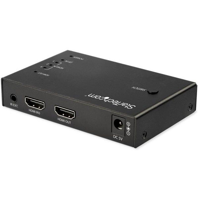 4 PORT HDMI VIDEO SWITCH 3XHDMI 1X DISPLAYPORT 4K 60HZ