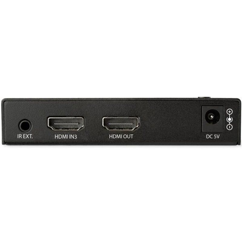 StarTech.com Switch commutateur HDMI 4K 60 Hz à 4 entrées - 3x HDMI 1x DisplayPort