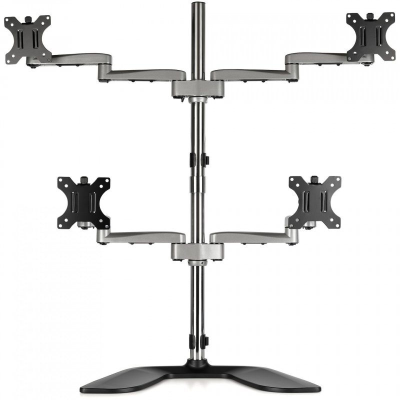 QUAD-MONITOR STAND - FOR UP TO 32IN VESA MOUNT MONITORS