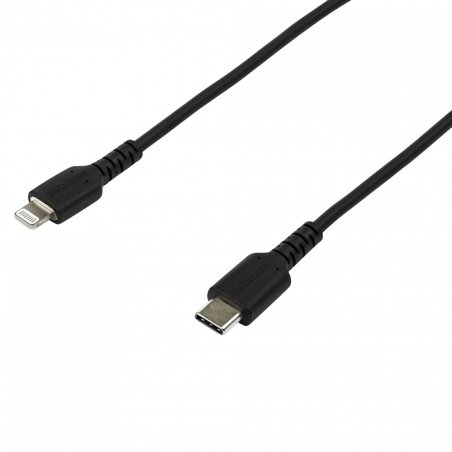 2M USB C TO LIGHTNING CABLE BLACK - ARAMID FIBER