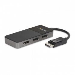 StarTech.com Hub MST à 3 ports DisplayPort - DP 1.4 - Multi Stream Transport
