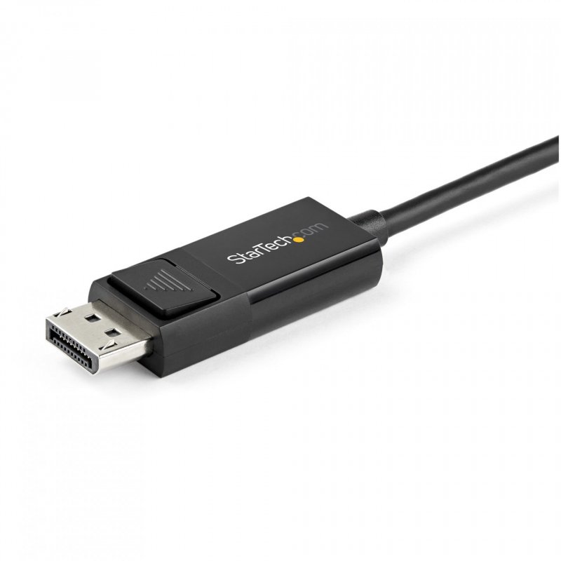 StarTech.com 6ft (2m) USB C to DisplayPort 1.2 Cable 4K 60Hz - Bidirectional DP to USB-C or USB-C to DP Reversible Video