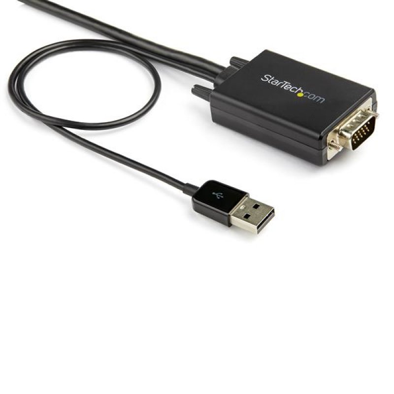 2M (6FT.) VGA TO HDMI ADAPTER - USB AUDIO - 1080P RESOLUTIO