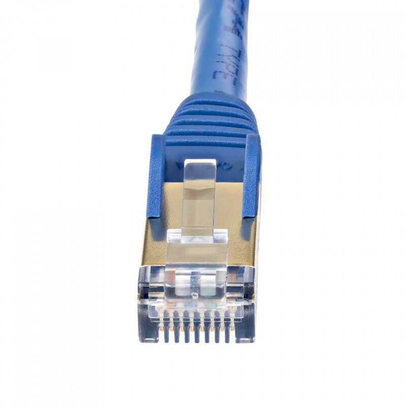 StarTech.com 1.5 m CAT6a Patch Cable - Shielded (STP) - 100% Copper Wire - Snagless Connector - Blue