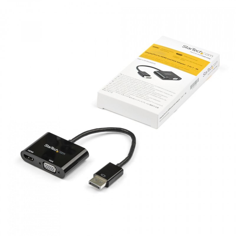 .com Câble Adaptateur DisplayPort vers HDMI / VGA Multiport