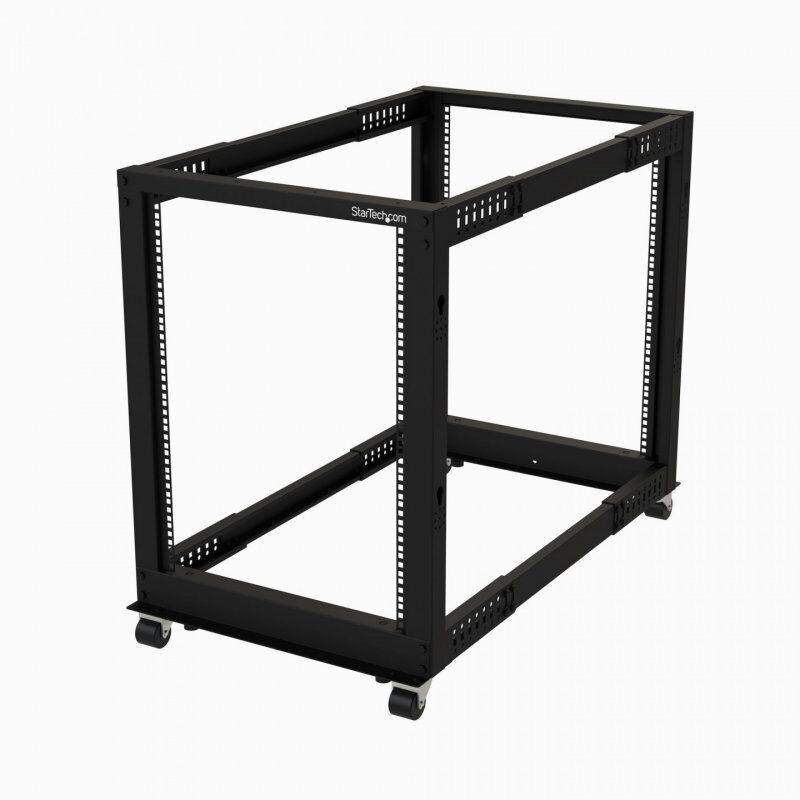 15U OPEN FRAME RACK - 4 POST - 22-40 IN. ADJUSTABLE DEPTH