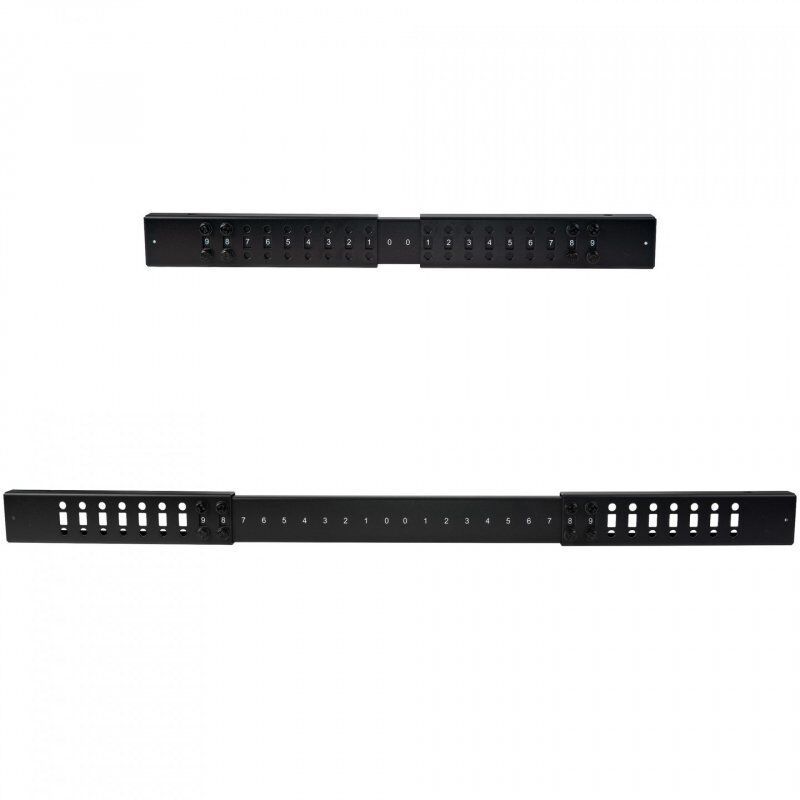 15U OPEN FRAME RACK - 4 POST - 22-40 IN. ADJUSTABLE DEPTH