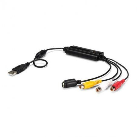 StarTech.com USB Video Capture Adapter Cable - S-Video/Composite to USB 2.0 SD Video Capture Device Cable - TWAIN Suppor