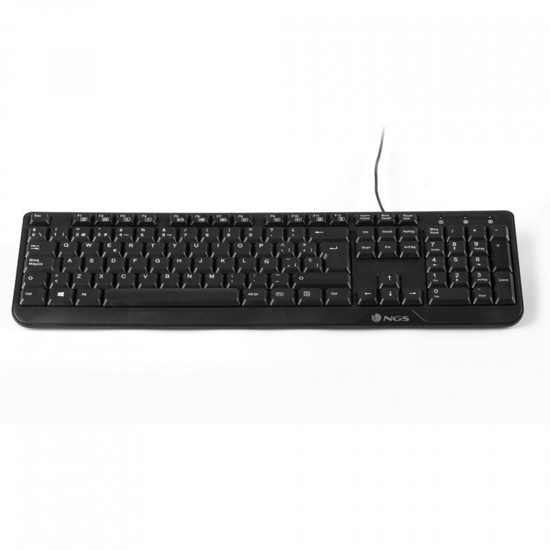 NGS FunkyV3, AZERTY, FR keyboard USB French Black